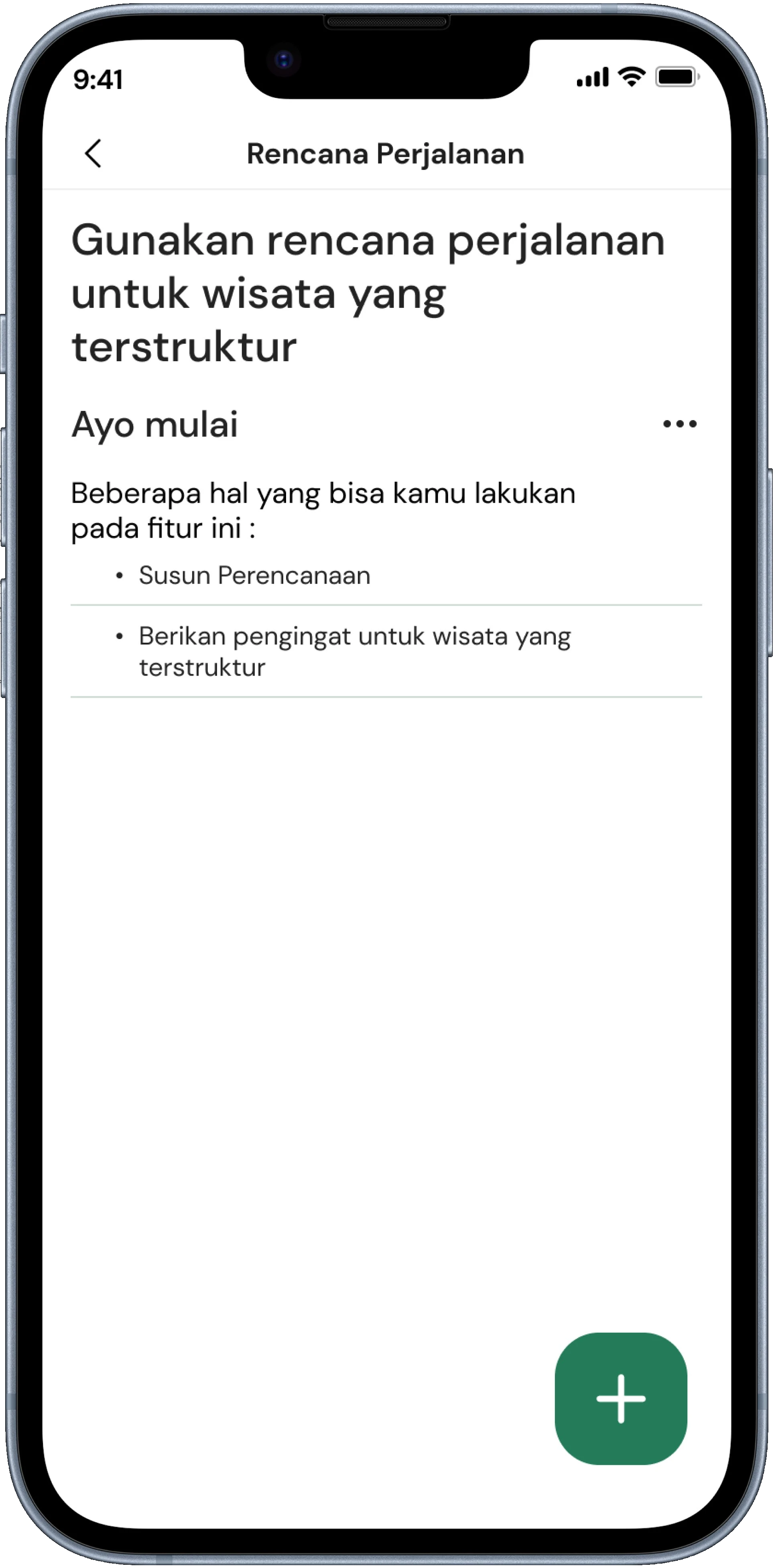 Daftar Rencana