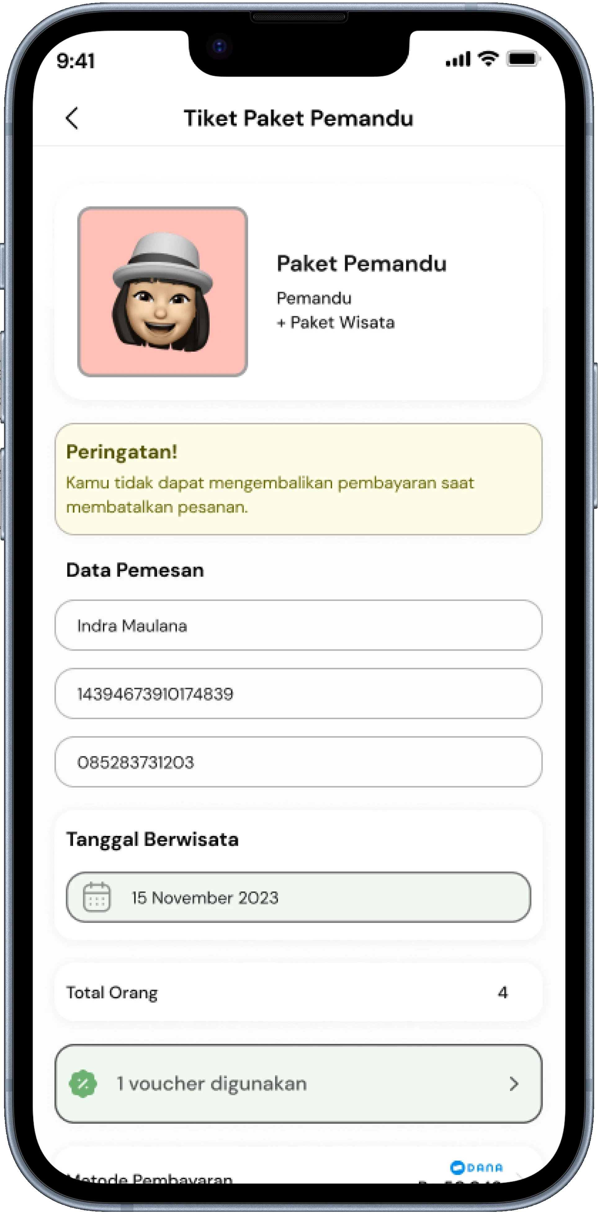 Pilih Jadwal