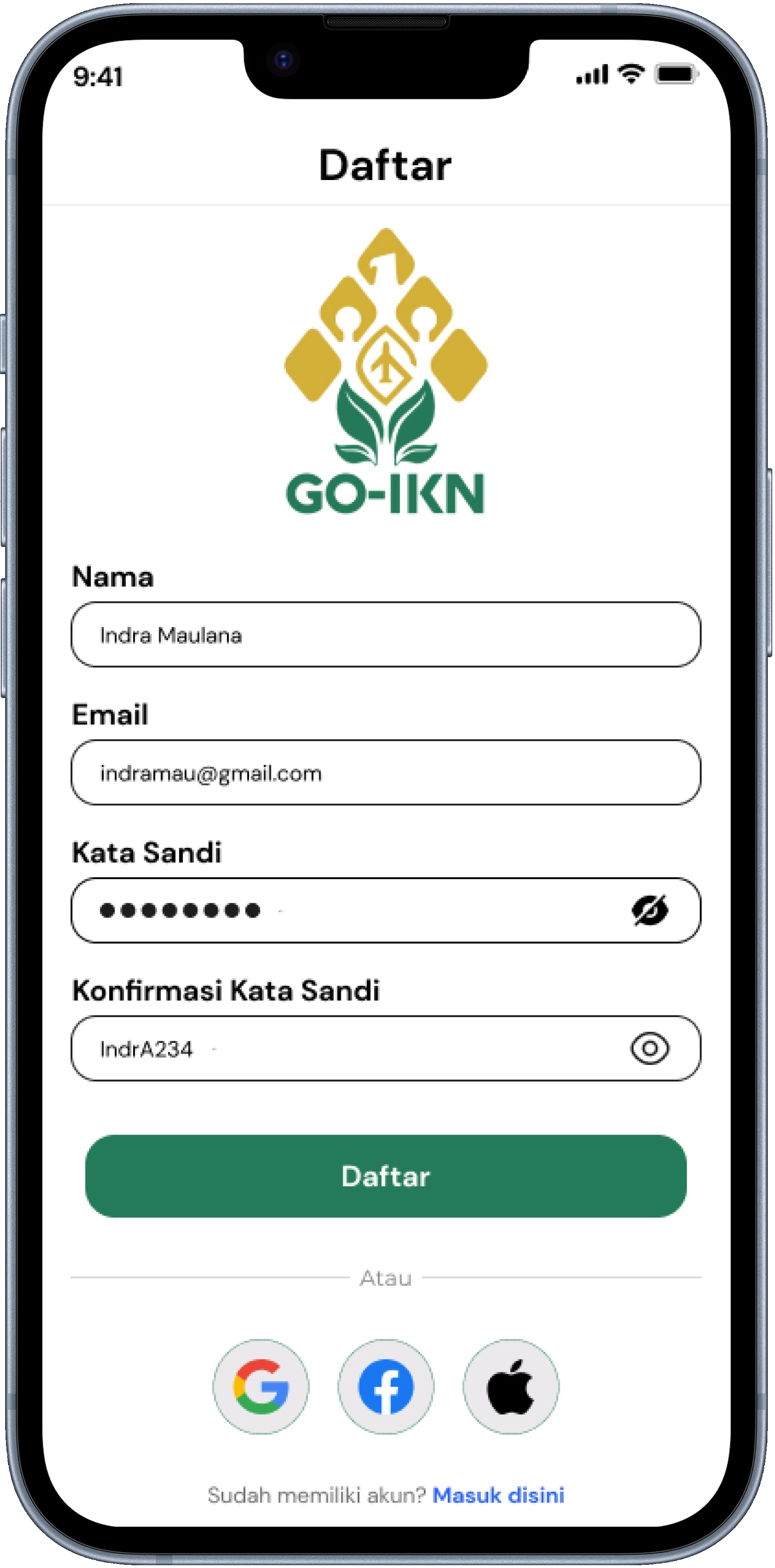 Registration Form