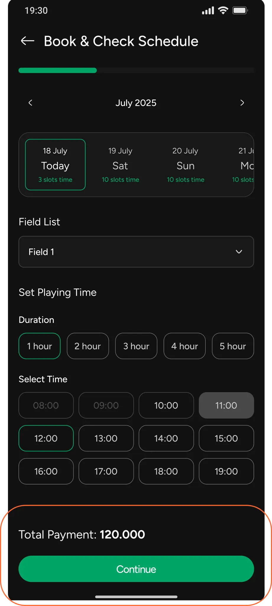 Payment Fixed Above Fold