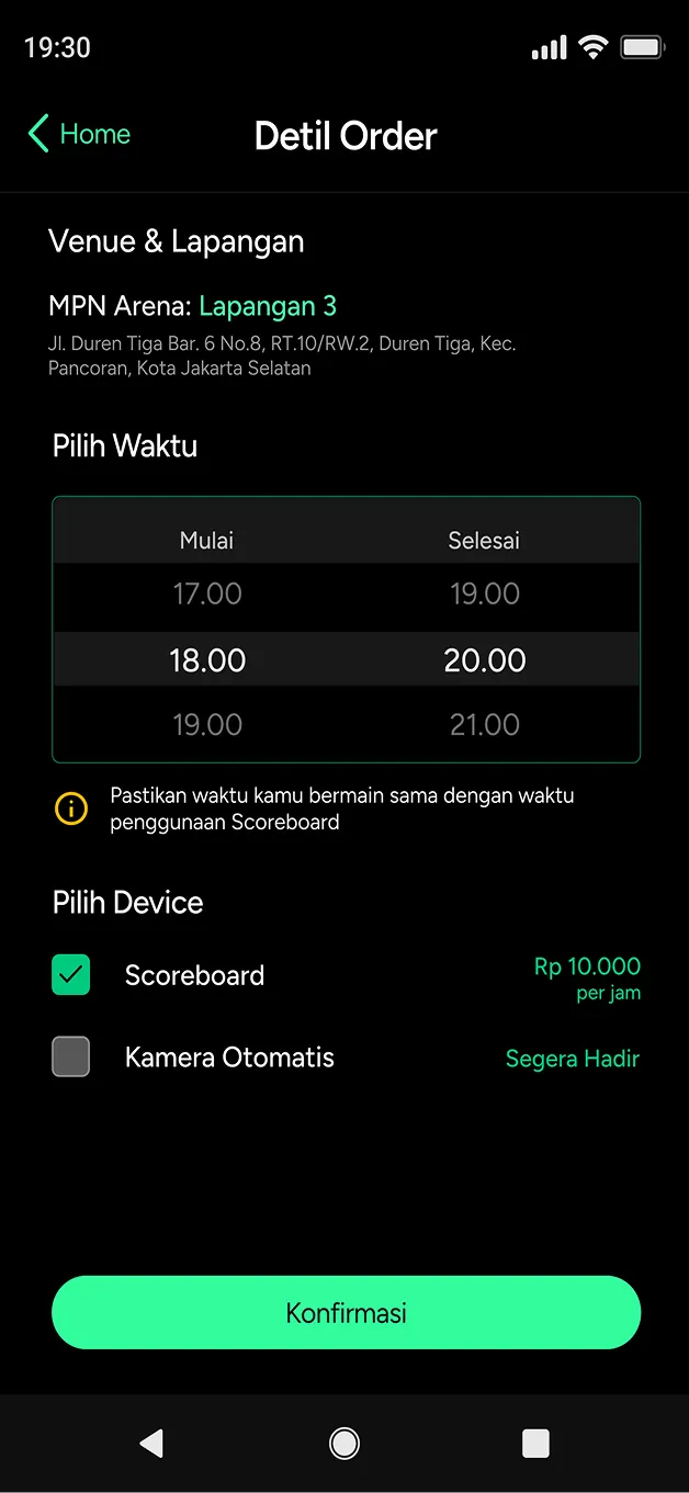 Old Schedule